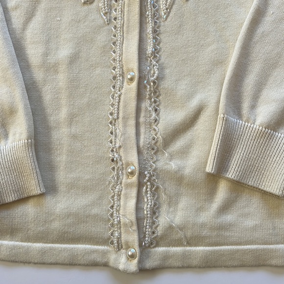 Vintage Bob Mackie Wearable Art Cardigan - Picture 5 of 8